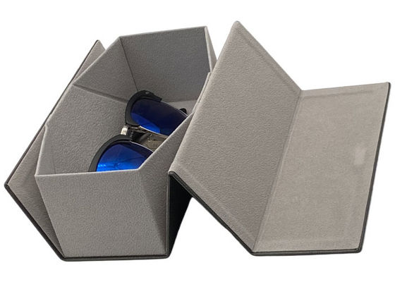 Black Rectangular Magnetic Sunglasses Case